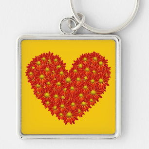 Daisy Heart Schlüsselanhänger