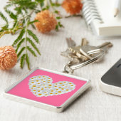 Daisy Heart Schlüsselanhänger (Seite)