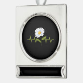 Daisy Heartbeat Banner-Ornament Silber (Links)