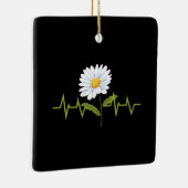 Daisy Heartbeat Keramikornament (Rechts)