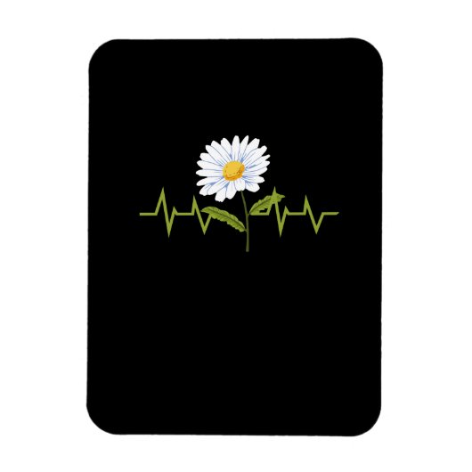 Daisy Heartbeat Magnet (Vertikal)