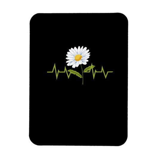 Daisy Heartbeat Magnet (Vertikal)