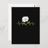 Daisy Heartbeat Postkarte (Vorne/Hinten)