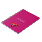 Daisy Herz Rosa Notizblock (Linke Seite)