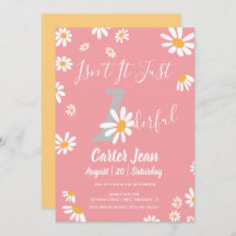 Daisy Hippie Baby Wunderbar Erster Geburtstag