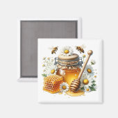Daisy Honey Magnet (Vorderseite/Rückseite)