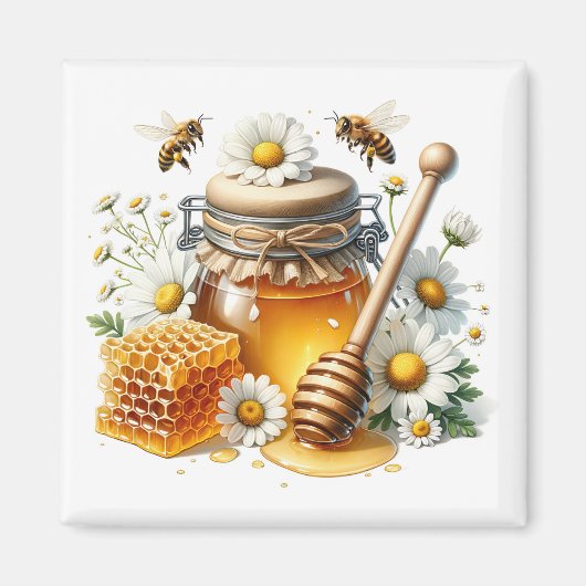 Daisy Honey Magnet (Vorne)