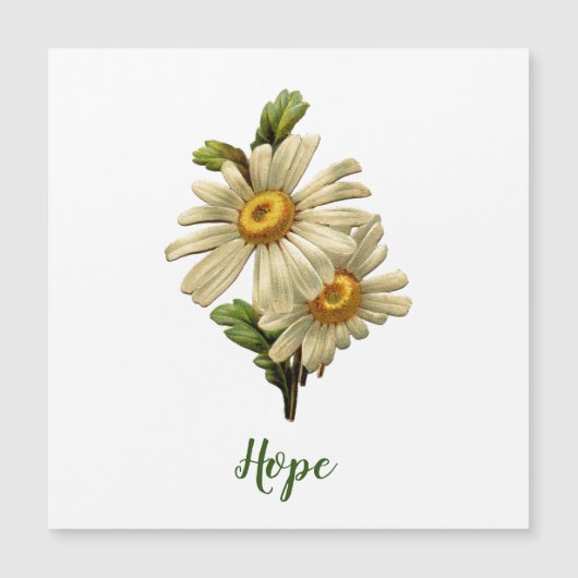 Daisy Hope Inspiration Magnetkarte (Vorderseite)
