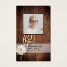 Daisy Horse Bit Western Beerdigung Gedenkgebet