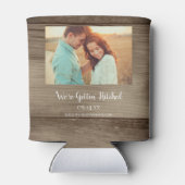 Daisy Horseshoe Western Wedding Save the Date Dosenkühler (Rückseite)