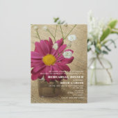 Daisy in Apotheke Flasche Probe Abendessen Einladung (Stehend Vorderseite)