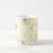 Daisy in Creme und White Coffee Tasse (Mittel)
