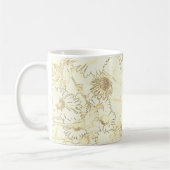 Daisy in Creme und White Coffee Tasse (Links)