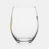 Daisy in einem Donut Weinglas Ohne Stiel (Links)