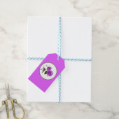 Daisy in Lavander Design Geschenkanhänger (Mit Garn)