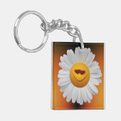 Daisy in Liebe Schlüsselanhänger (Vorderseite links)