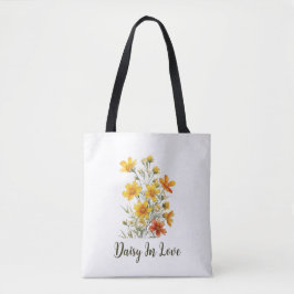 Daisy in Liebe Wildblume Tasche