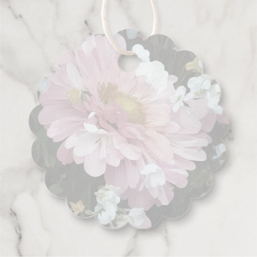 Daisy in Pink Geschenkanhänger (Rückseite)