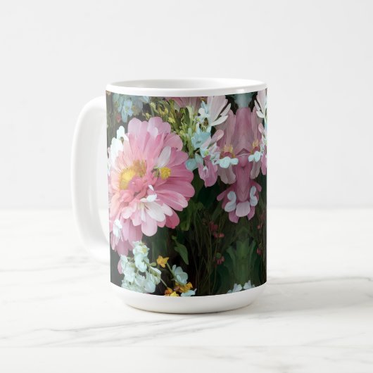 Daisy in Pink Kaffeetasse (Vorderseite Links)