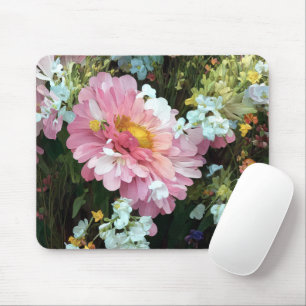 Daisy in Pink Mousepad