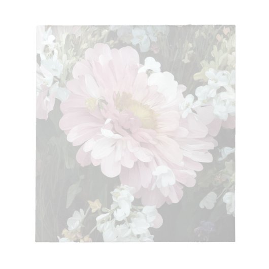 Daisy in Pink Notizblock (Vorderseite)