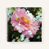 Daisy in Pink Notizblock (Vorderseite)