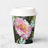 Daisy in Pink Pappbecher (Vorderseite)