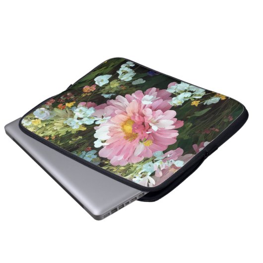 Daisy in Rosa Laptopschutzhülle (Vorne Knopf)