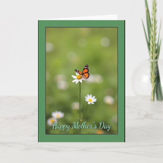 Daisy Insect Mothers Day Card Karte (Vorderseite)