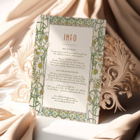 Daisy Insert INFO Details Vintag Classic Mucha