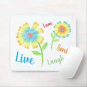 Daisy Inspiration Mouse Pad Mousepad (Mit Mouse)