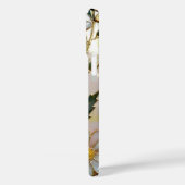 Daisy iPhone Case Stained Glass Warm Floral Design (Rückseite / Links)