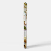 Daisy iPhone Case Stained Glass Warm Floral Design (Rückseite / Rechts)