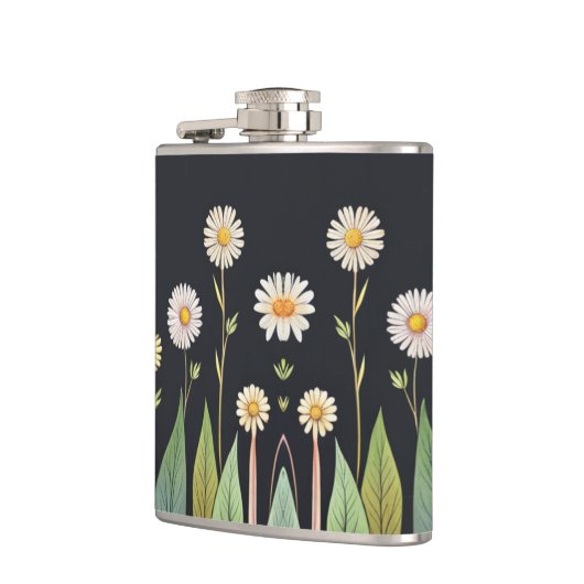 Daisy ist in der Nacht Flachmann (Links)