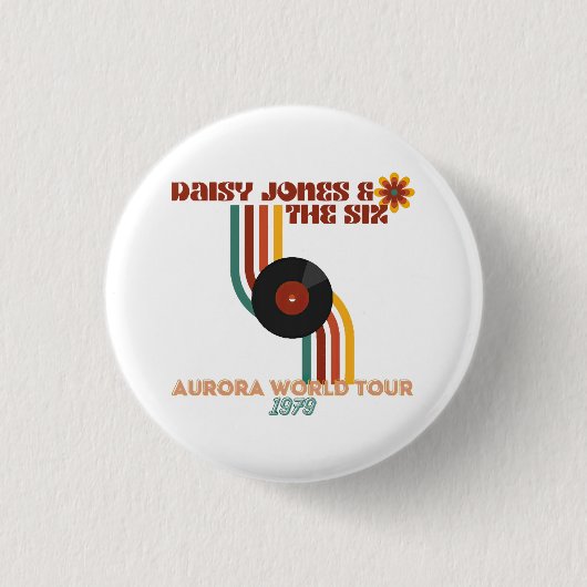 Daisy Jones The Six Button (Vorderseite)