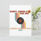 Daisy Jones The Six Einladung (Stehend Vorderseite)