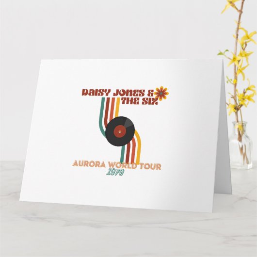 Daisy Jones The Six Karte (Gelbe Blume)