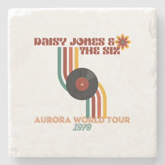 Daisy Jones The Six Steinuntersetzer (Vorderseite)