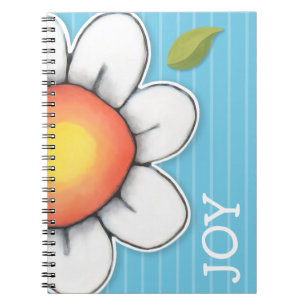 Daisy Joy Blue Notebook Notizblock