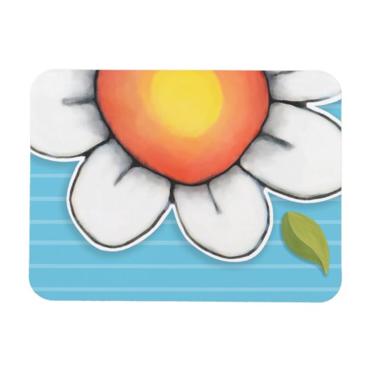 Daisy Joy blue Premium Magnet (Horizontal)