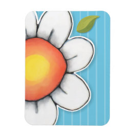 Daisy Joy blue Premium Magnet