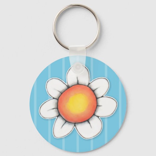 Daisy Joy blue Schlüsselanhänger (Vorderseite)