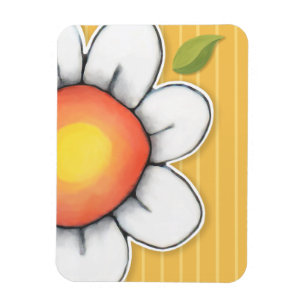Daisy Joy Gelb Premium Magnet