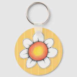 Daisy-Joy-gelber Schlüsselanhänger