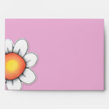 Daisy Joy pink A7 Kartenumschlag