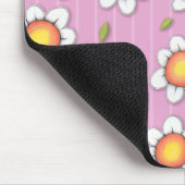 Daisy Joy Pink Daisies Mousepad (Ecke)