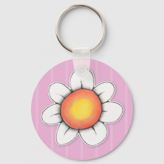 Daisy Joy Pink Schlüsselanhänger (Vorderseite)
