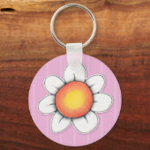 Daisy Joy Pink Schlüsselanhänger (Vorderseite)