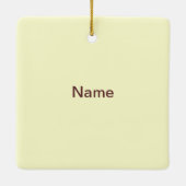 Daisy-Junge Mutter Keramikornament (Rückseite)