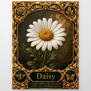 Daisy, Juwelen-Erbstück-Kunst Postkarte